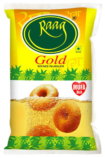 Raag Gold Refined Palmolein Oil 650ml | Premium Refined Cooking Oil
